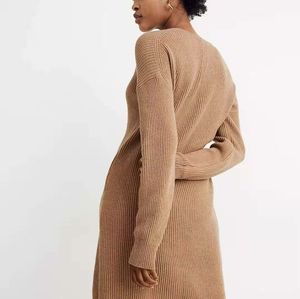 Madewell Relaxed V-Neck Sweater Dress